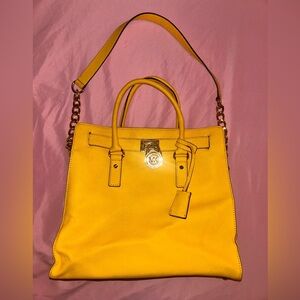 Michael Kors Hamilton Collection Large Saffiano Leather Tote Handbag